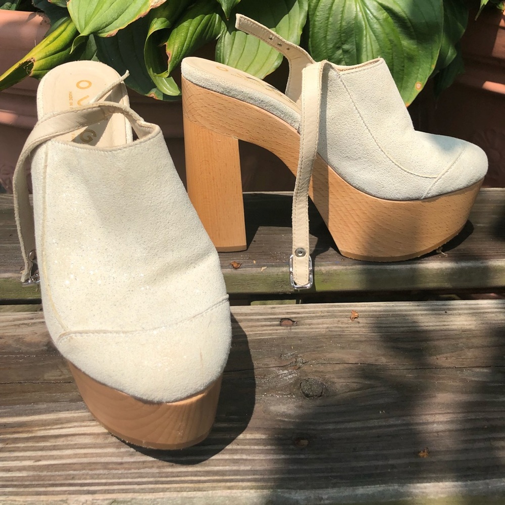 Ouigal Lola Clog Mule Heels